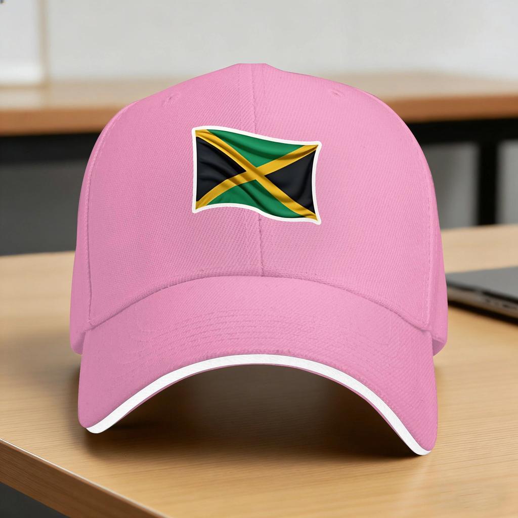 Jamaican Flag Casual Baseball Cap Jamaica Hunting Camping Trucker Hat Spring Sun Visor Unisex Adult Design Baseball Caps
