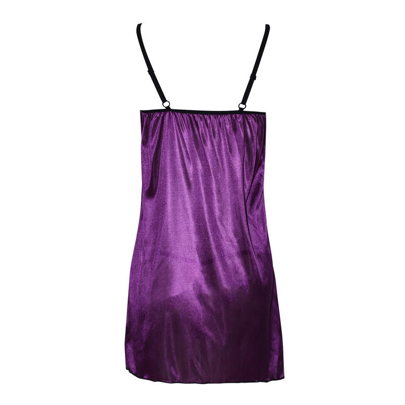 Sexy Lace Sleep Dress for Women V Neck Spaghetti Strap Nightgown Soft Sheer Babydoll Pajamas with Adjustable Straps for Home