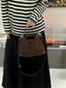 Luxury Matte Leather Crossbody Underarm Bag for Women - 2025 Autumn/Winter Casual Commuter Style