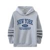Casual Loose Hooded Sweater Fashion Print