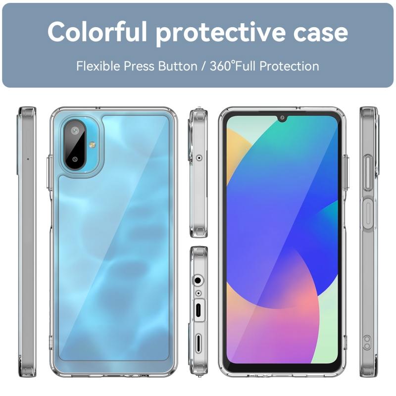 For Samsung M06 Case Cover Samsung Galaxy M06 Capas New Shockproof Phone Bumper Back Transparent Colour Clear Samsung M06 M 06