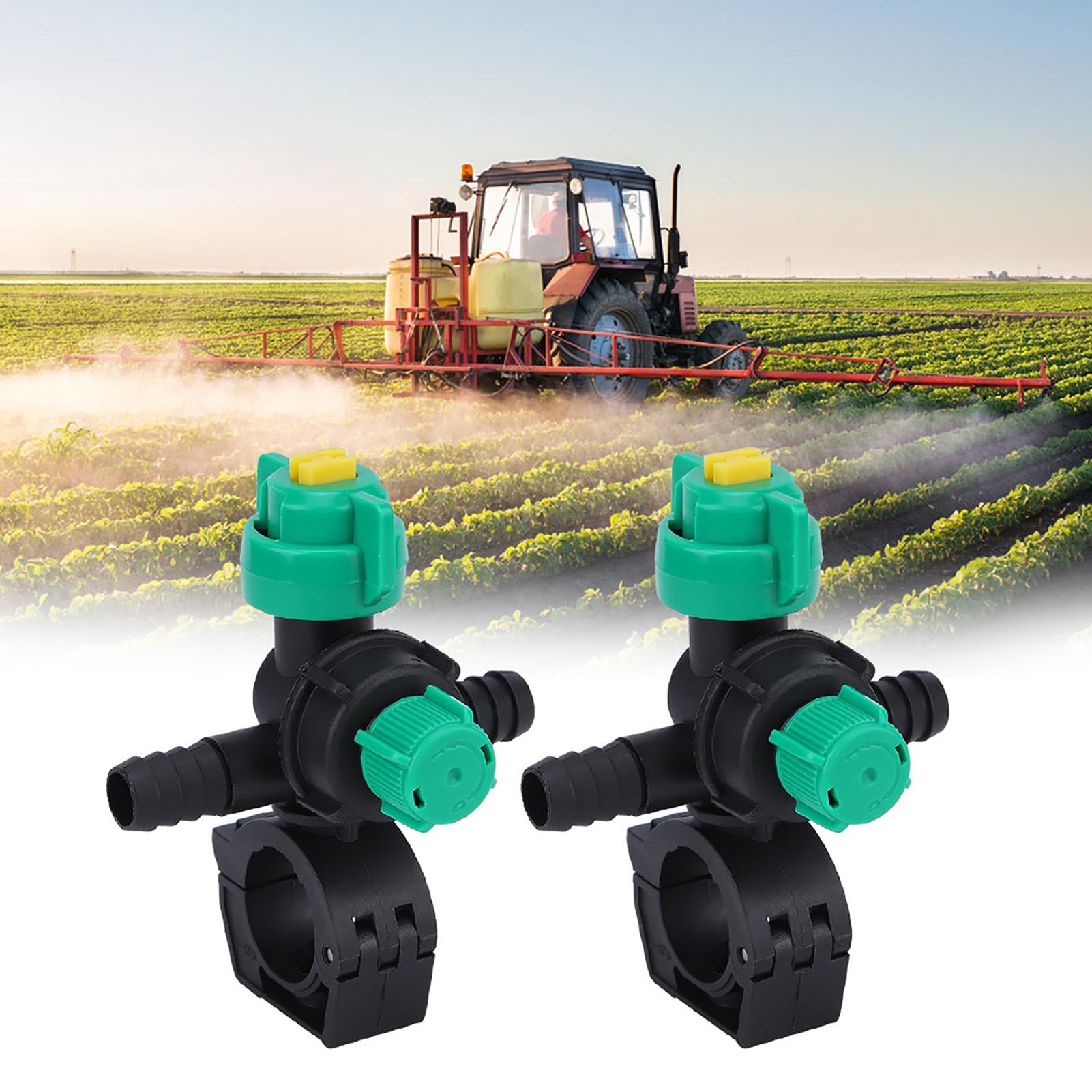 

2Pcs External Thread Agricultural Sprayer Fan Shaped Spraying Nozzle for Agriculture
