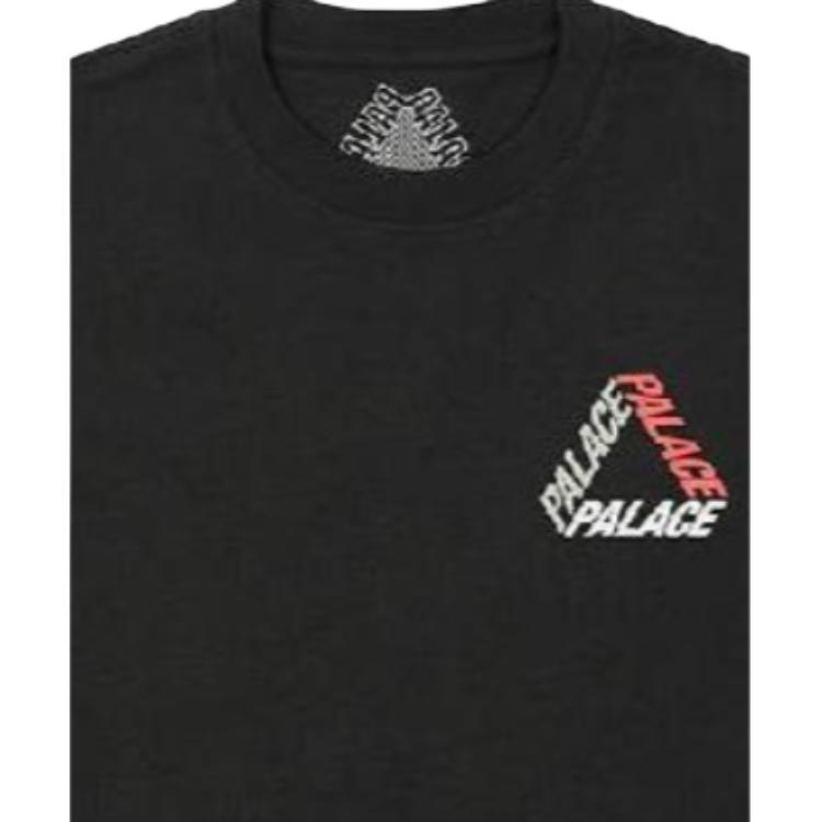 Palace P-3-K-9 Dog Pattern Logo Print Casual Short Sleeve T-Shirt Unisex Tops Black P22TS165