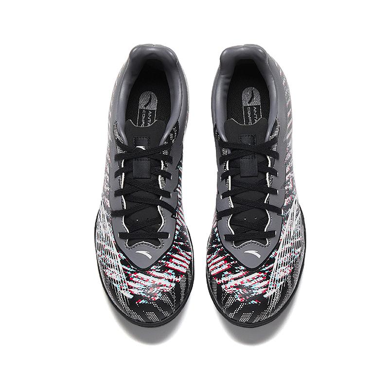 Anta Soccer Shoes Men's Black Gray White 912622202-1