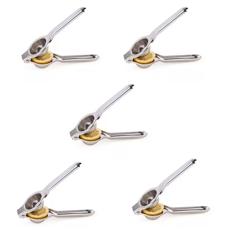1/5pc Stainless Steel Manual Lemon Squeezer Juicing Machine Clip Household Multifunctional Juicer Fruit Juice Press For Kitchen