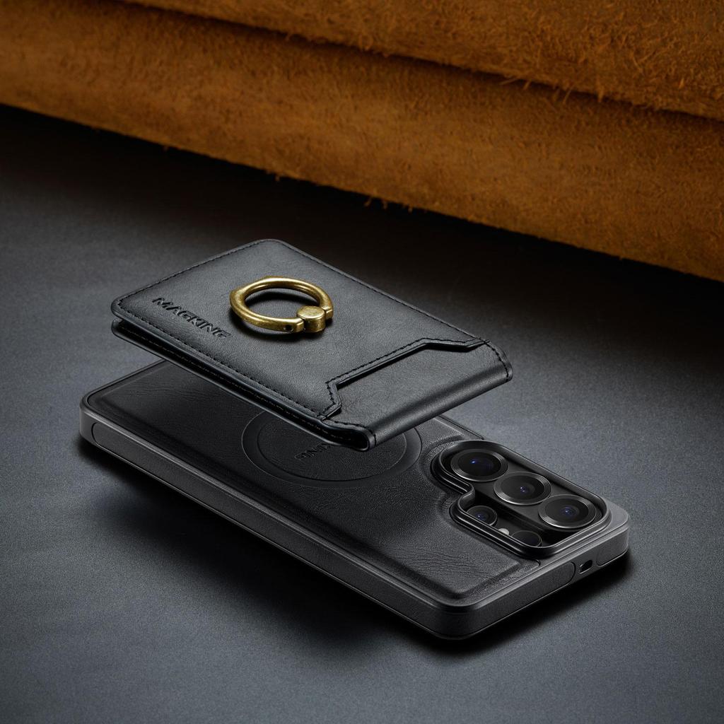 2-in-1 Removable PU Leather Wallet Case Card Slot Holder Phone Back Cover For Samsung Galaxy S26 Ultra S25 S24 Plus Protector Skins Shell