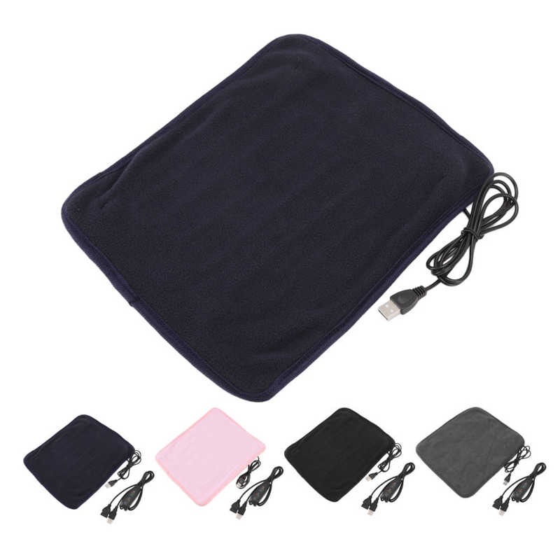 Heated Blanket Mat Portable USB Heating Pad Shoulder Neck Leg Waist Heating Pads With Multi Level Temperature Adjustment Timing