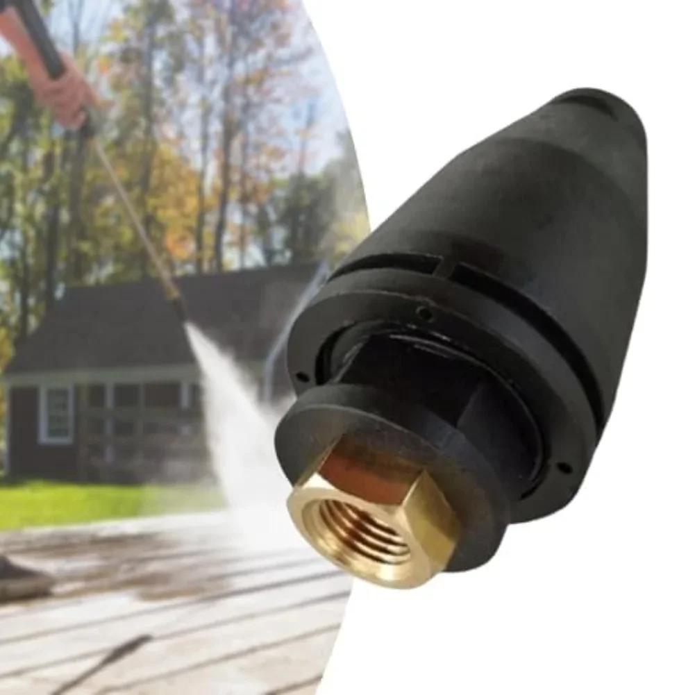 Rotating Turbo Nozzle Rotating Cleaning Nozzle Tip Quick Connector G1/4" Gardening Tools Replacement Garden Power Tool Parts
