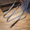 Antislip Suspenders for Men with Secure Strong 3 Clip Attachment Formal Pants Elastic Brace for Business Meeting