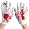 Indoor Halloween Props Horror Gloves, Creepy Red Hand Cosplay Prop for Party, Party Decorations Spooky Costume Accessory Haunted House, Trick or Treat