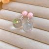 Silver Needle Dripping Oil Spot C-shaped Earrings, Early Spring New Versatile Stud Earrings, High-end Temperament Earrings, Design Sense Niche