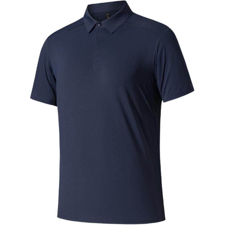 Anta Champion All-Weather Series Sports Casual Simple Pullover Short Sleeve Polo Shirt Men Polo Shirts Jing-Mo-Blue 152520140-6