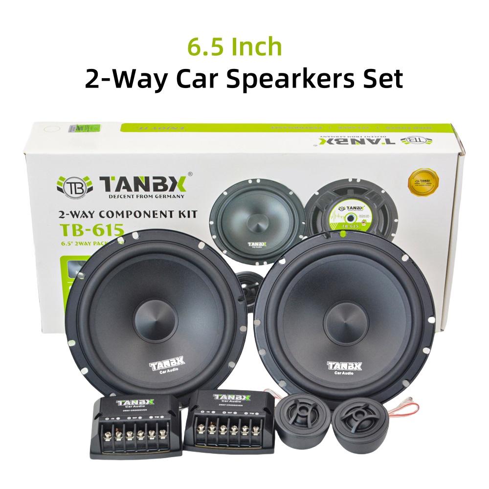 1 Set 6.5 Inch Car Speakers 12V Universal Car Speakers 2-Way MAX 180W Full Range Frequency Automotive Speakers Car Component