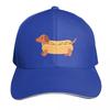 Hotdog Weiner Dog Baseball Cap Contrast Two Tone Brim Snapback Flat Bill Strapback Dad Hat