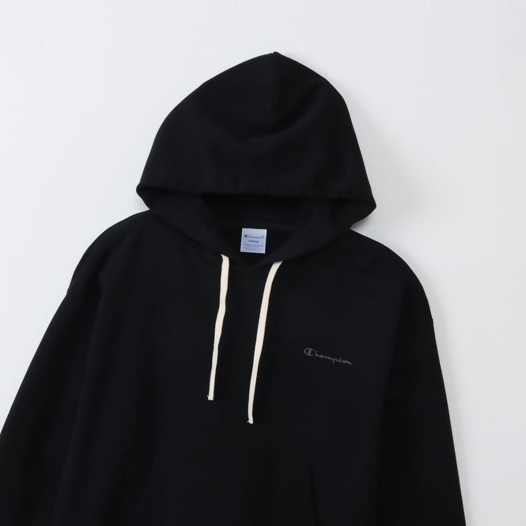 Champion Hooded Long Sleeve Cotton USA Relax Fit Hooded Sweatshirt with Embroidered Script Logo Fleece-Lined (CW-C106-090-L)