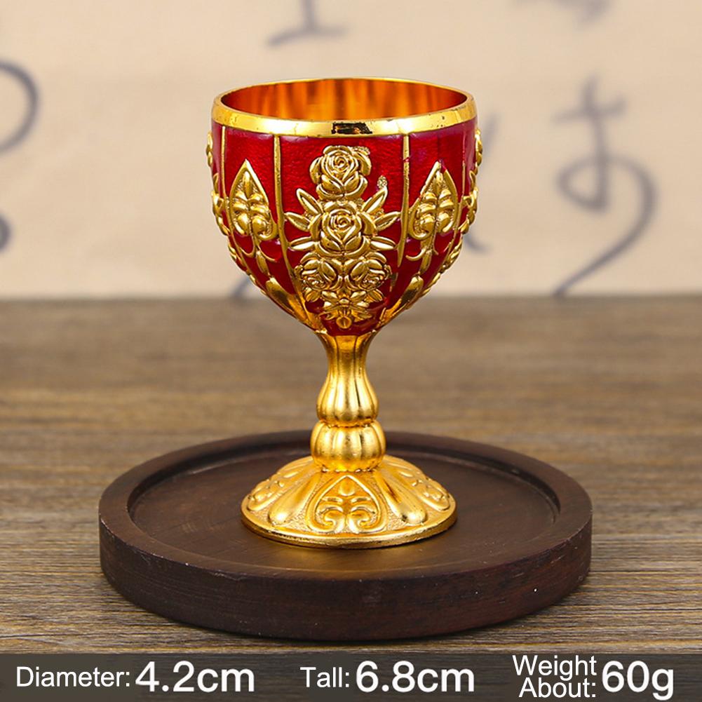 Drinking Cup Vintage Wine Cup Bar Wine Cup Champagne Cup High-quality Metal Wine Cup Retro Wine Bottle Vintage