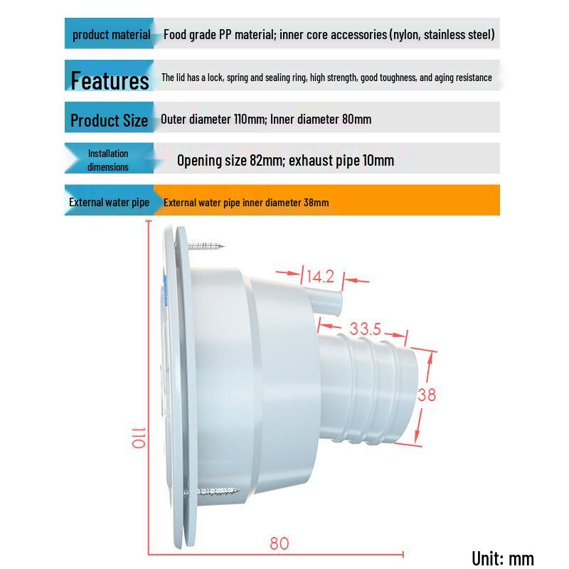 Gravity Water Inlet Self-Driving RV Trailer Tent Car CFS021