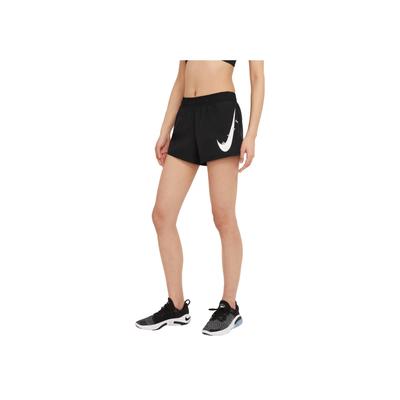 Swoosh Run Elastischer Bund Lässige Sporthosen Damen Unterteile Schwarz CZ9316-010