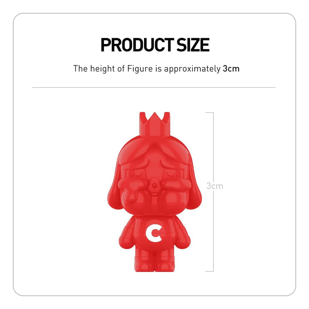 POP MART POP BEAN CRYBABY Mini Figure Rainbow Set