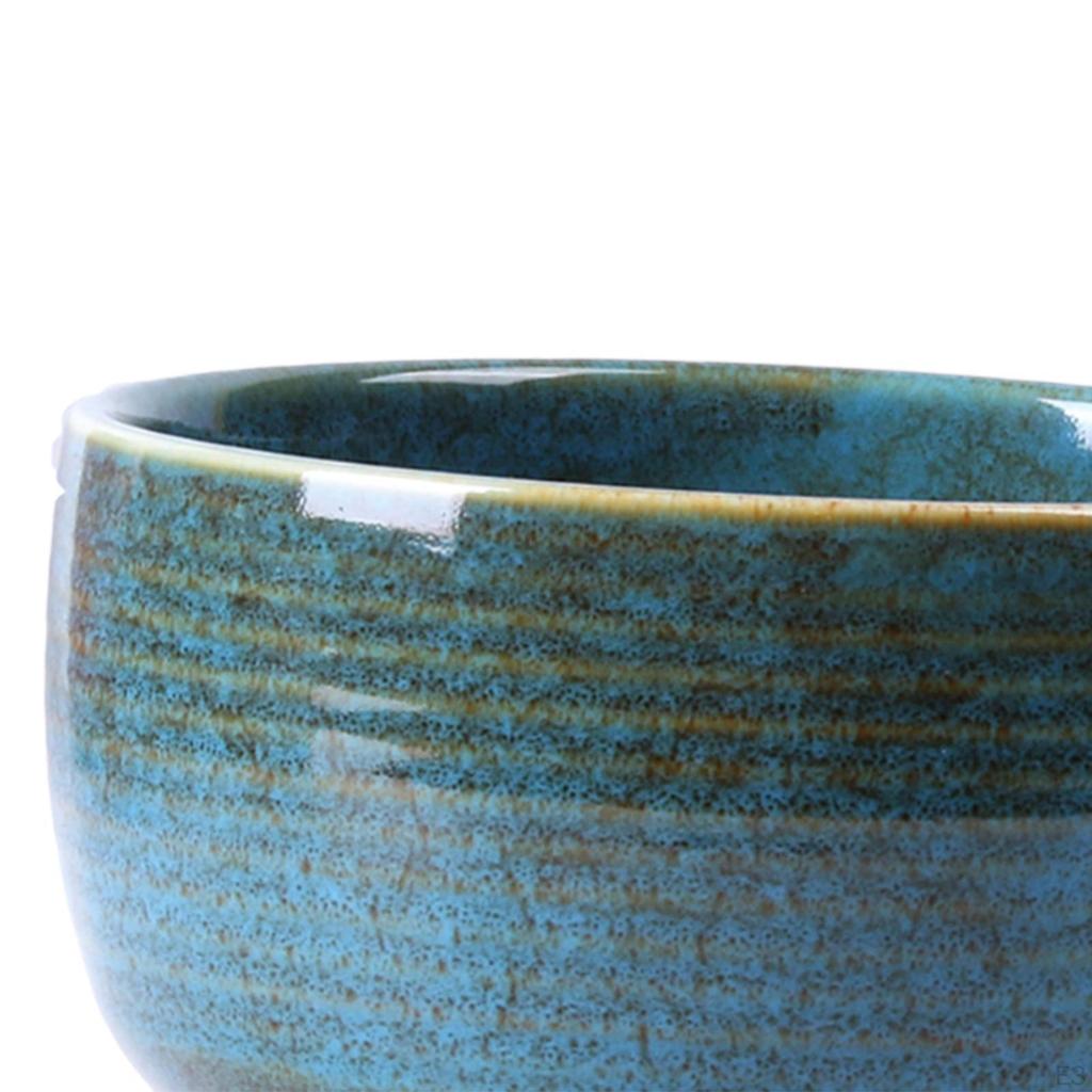 Ceramic Matcha Bowl Tea Set, Whisk Holder Glazed Handmade Traditional with Pouring Spout,