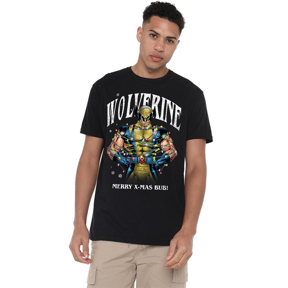 wolverine Unisex Adult Merry Xmas Bub! T-Shirt
