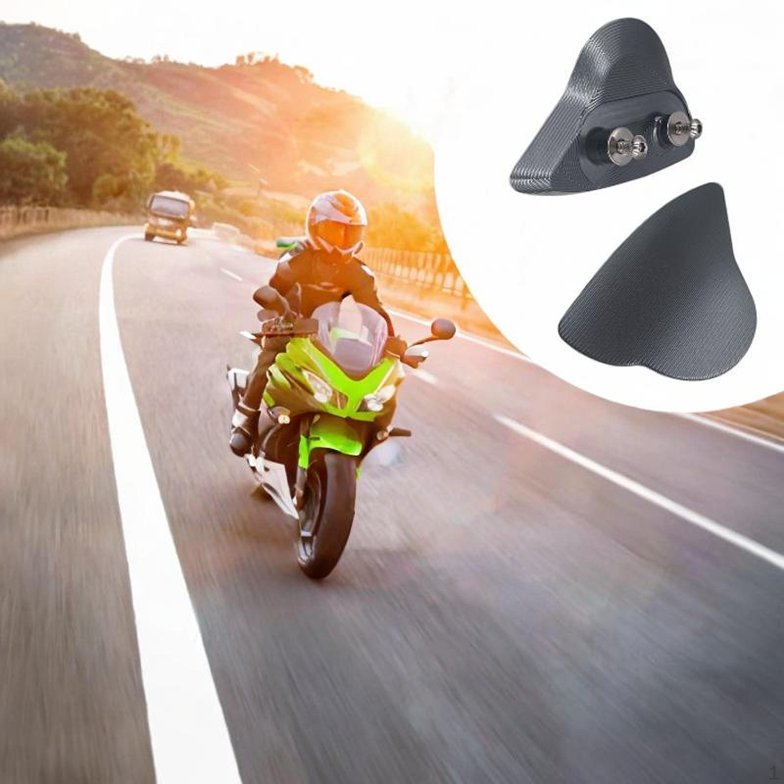 

2 шт. Зеркало Блокировка Пластины Аксессуары Мотоцикла Стабильный Прочный Сменное Отверстие серый