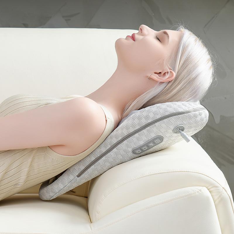 Cervical & Lumbar Multi-Function Heated Massage Cushion for Shoulder & Waist