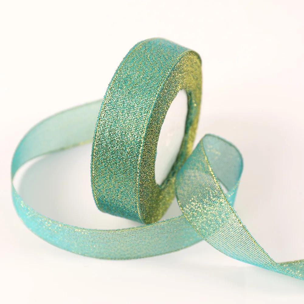 25yards 20mm Colorful Onion Glitter Ribbon for Gift Packaging Webbing Christmas Wedding Decoration Supplies Handmade Ribbons