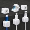 6pcs Magnetic Cable Clip Winder Holder Adhesive Wire Keeper Cord Cable Organizer USB Charging Line Winder For Home Office Desk