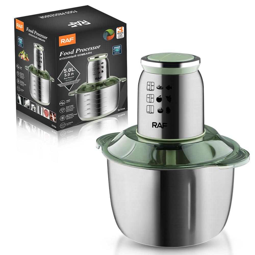 5L European & American Standard Multi-Functional Stainless Steel Electric Meat Grinder