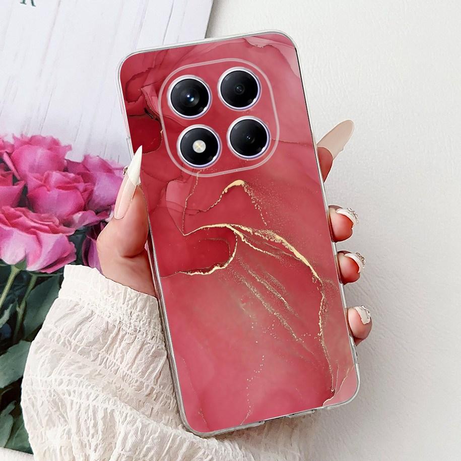 For Xiaomi Redmi Note 14 Pro Plus Case New Popular Flower Marble Soft Silicone Cover For Xiaomi Redmi Note 14 Pro Global Capinha