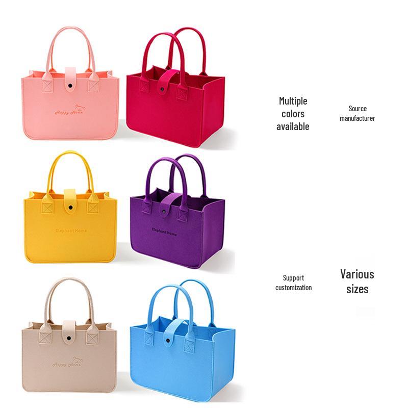 

Сумочка для мамочек из мультяшного фетра - Подарочная сумка для девочек и сумка для покупок Random Color Naked Bag; 30*20*18