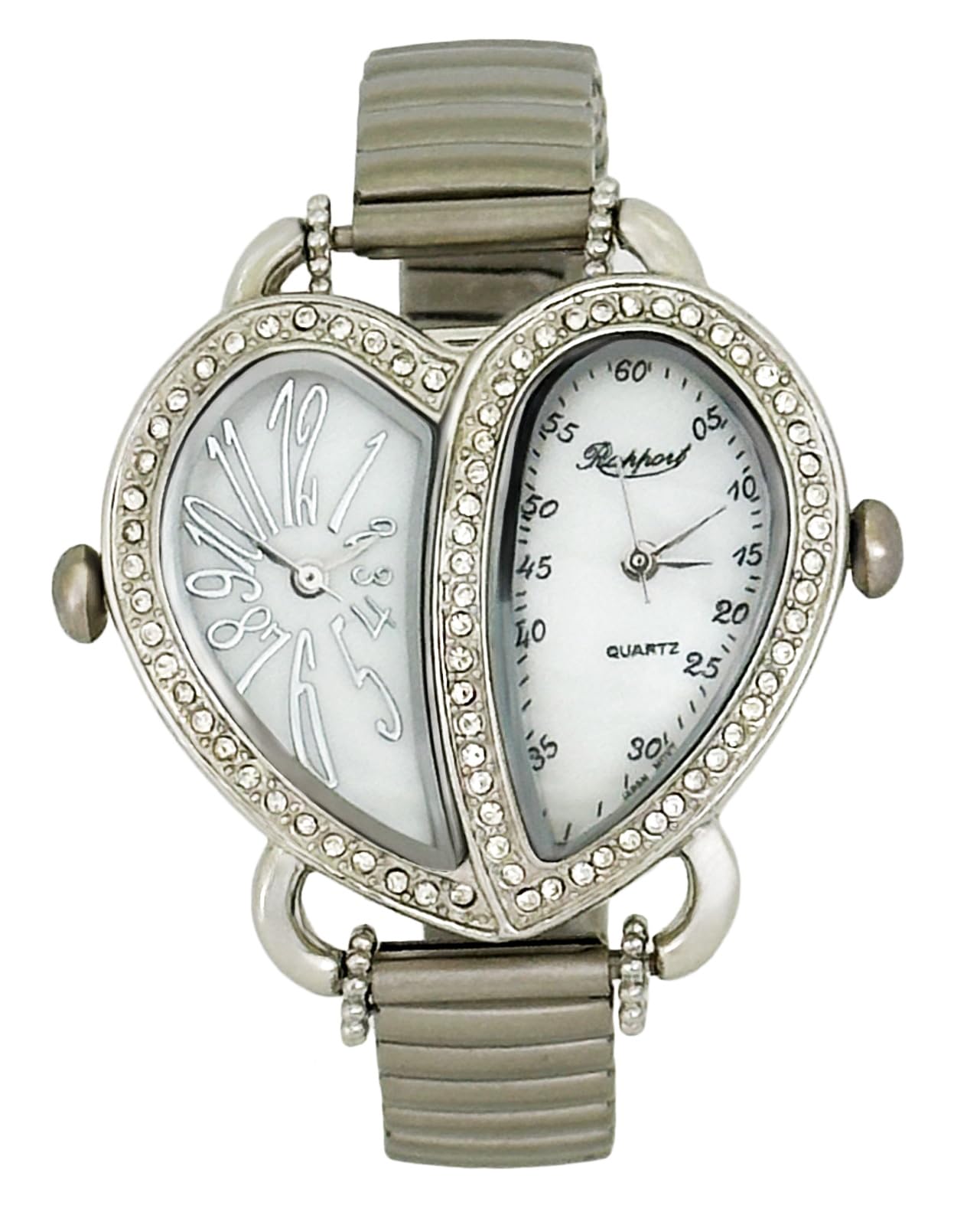 

Часы Rapport с двойным механизмом 270001 Серебряное сердце женские