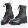 Men's High Top Desert Boots, Green Outdoor Hiking Boots, Camouflage Combat Boots, Outdoor Training Boots