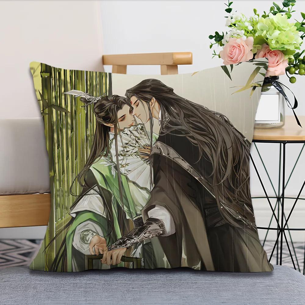 The Scum Villains Self-Saving System Bl Novel Cushion For Bedroom Car Coffee Shop Room And Living Room Sofa Decorative Pillow Co