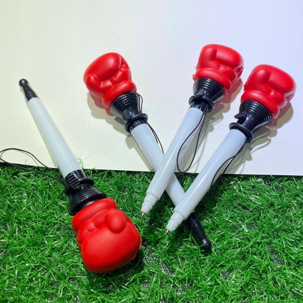 Funny Shape Boxing Glove Pen Gel Pen Fist-shaped Pen Unique Bouncing Ballpoint Pen  Writing Tool