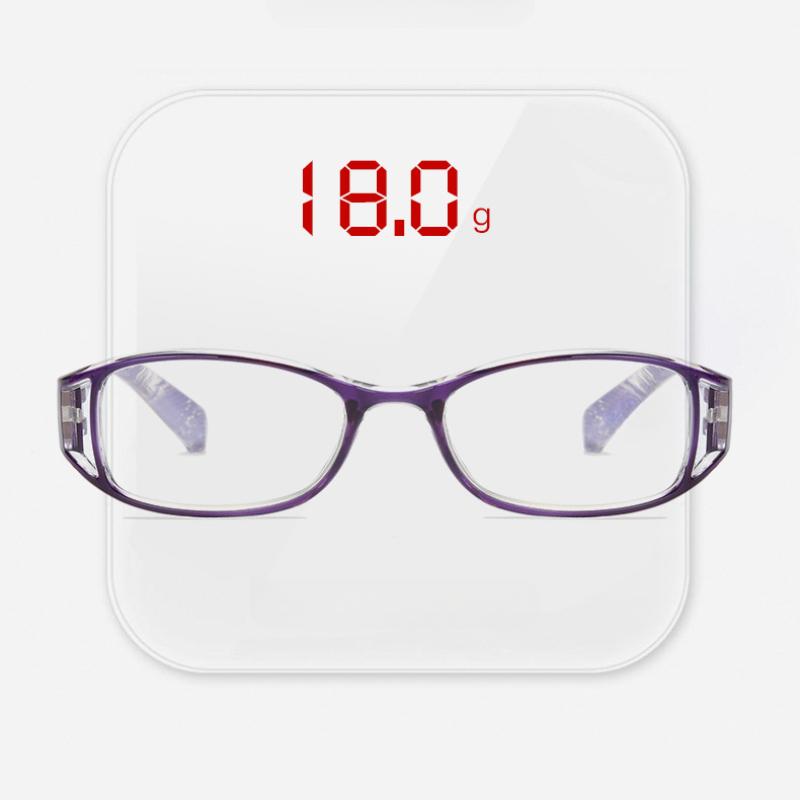 Women Men Reading Glasses Fashion Print Elderly Hyperopia Eyeglass Resin Anti Blue Light Prescription Eyewear