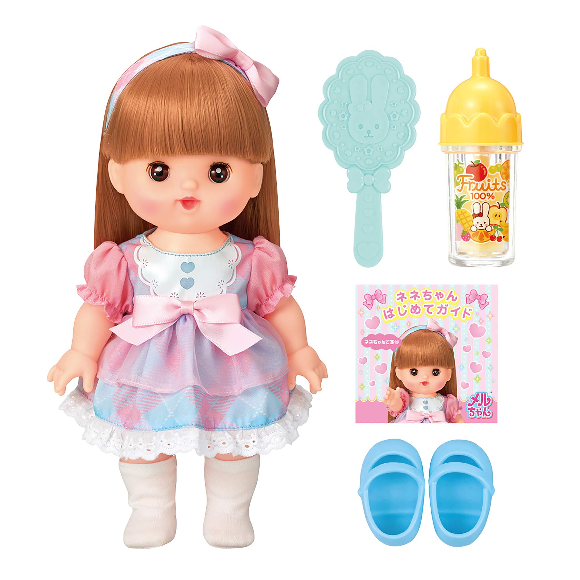

Mel-chan Doll Set: Blinking Eyes Long Hair Nene-chan