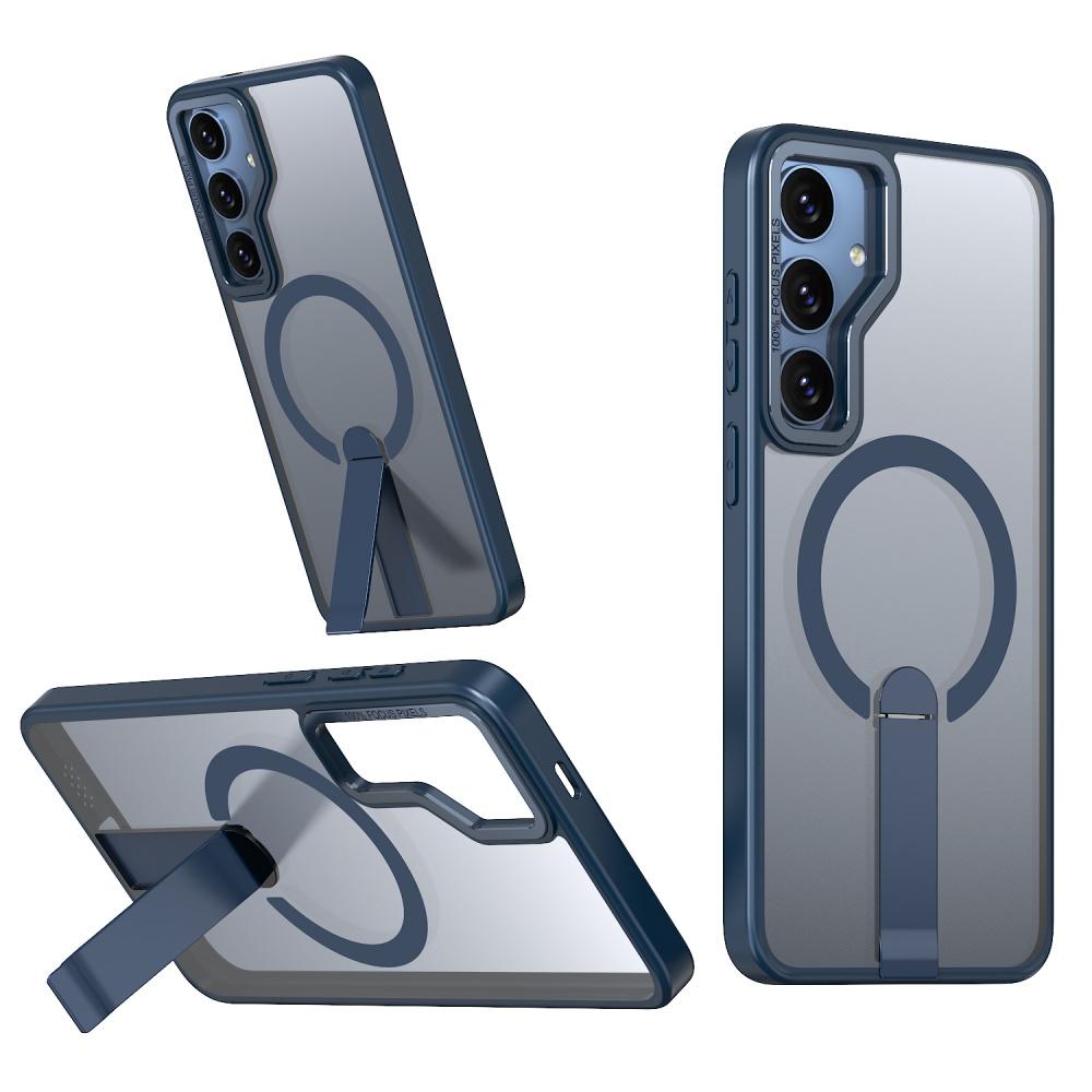 Für Magsafe kabelloser magnetischer Lade-Ständer Handyhülle für Samsung S26 Ultra S25 Edge S24 S23 Plus S24 FE Halter Klare Hülle
