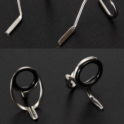 Fly Fishing Guide Angling Repair Tool Stainless Steel Strong Double Buckle Ring Different Size