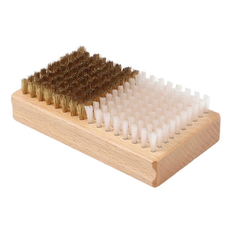 Trwałość Szczotka do Smarów Narciarskich z Gęstym Nylonowym i Mosiężnym Włosiem do Skutecznego Czyszczenia i Konserwacji Snowboardu