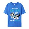 Are You Kitten Me Right Meow Funny Tshirts Plus Size Tops Anime Printed Tshirt Cotton Casual Brand T Shirt