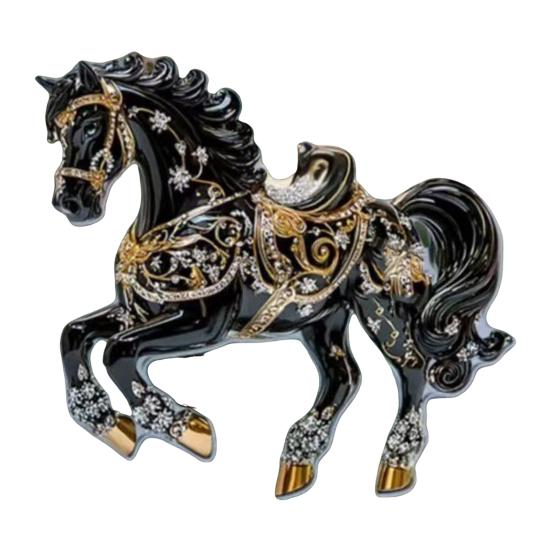 Yousheng Horse Ornament Sparkly Rhinestone Horse Christmas Tree Ornament 2D Acrylic Pendant Holiday Keepsake Gifts for Women Girls Horse Lovers