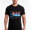 Nyc Street Art TShirt Summer Casual Cotton Tee Oversized Streetwear Tops Vintage Graphic Print Loose Fit Short Sleeve