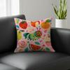 Character The Very Hungry Caterpillar Cushion Cover Natural Linen Pillowcase Set AllinOne Decor for Sofa Bedroom  Chair