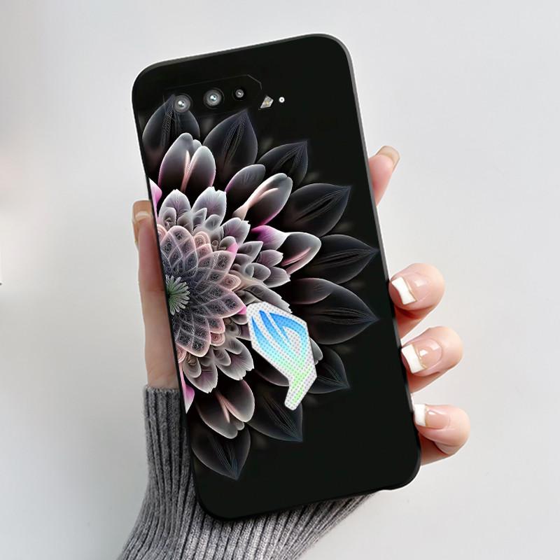 Casing For Asus Rog Phone 5 Rog 5s ZS673KS ZS676KS Case Luxury Dragon Cute Cool Boys Girls Soft Black Matte Silicone Back Cover