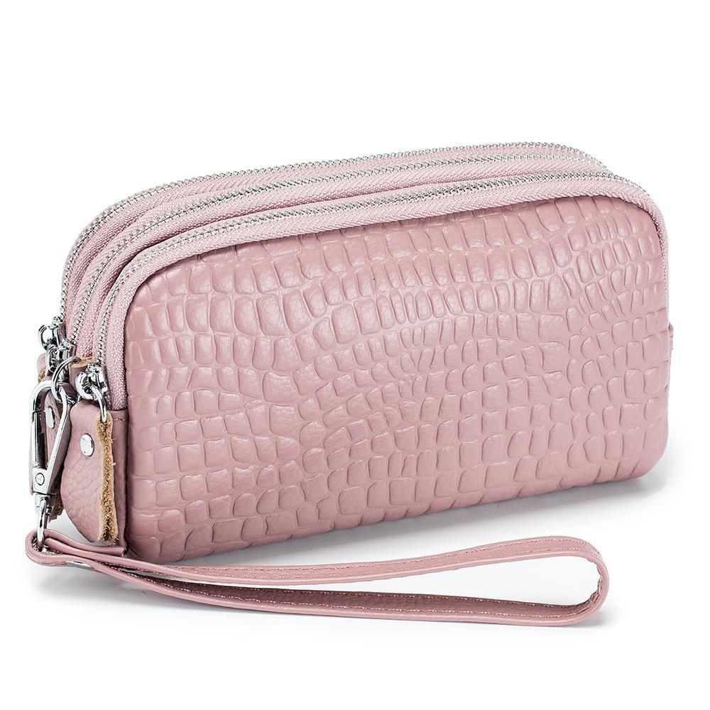 New Clutch Bag Women's Three-layer Large-capacity Fashion Wallet Crocodile Pattern Mother Bag Multi-functional Clutch Bag