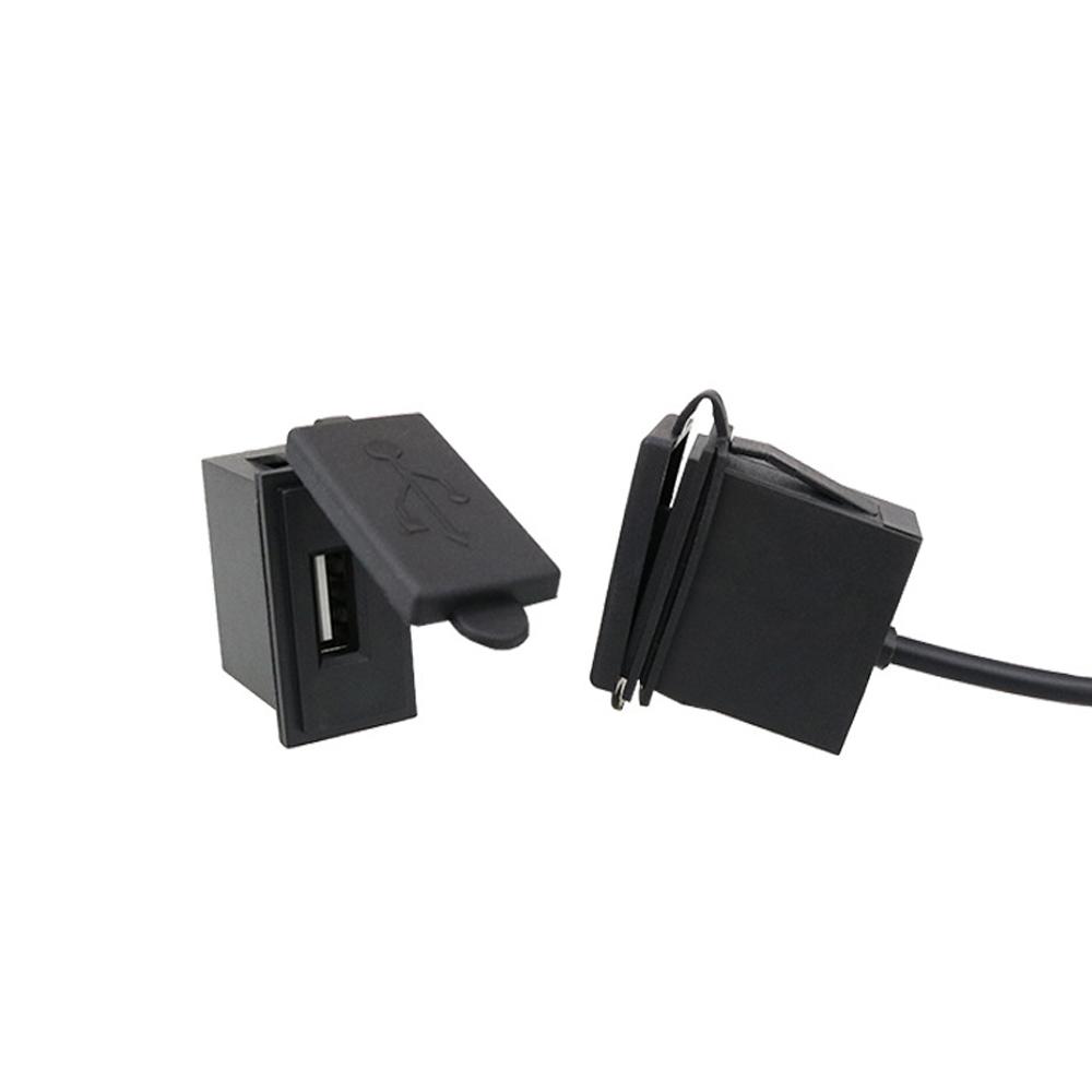Gniazdo ładowarki Mini Usb 2.4A 12v do motocykla Auto ciężarówka ATV łódź samochód RV autobus wodoodporny wylot zasilacza do wszystkich telefonów