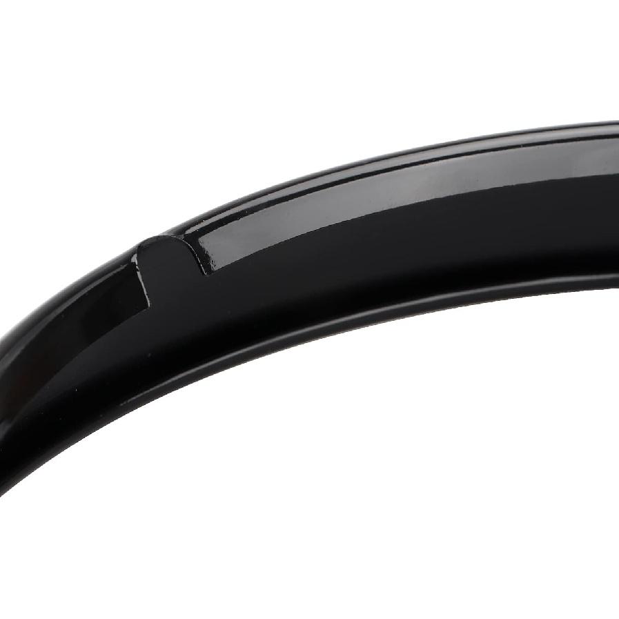 Gloss Black Motorcycle 7" Headlight Lamp Trim Ring Light Bezel Cover For Harley Touring Road King Electra Glide Street Glide Tri Glide