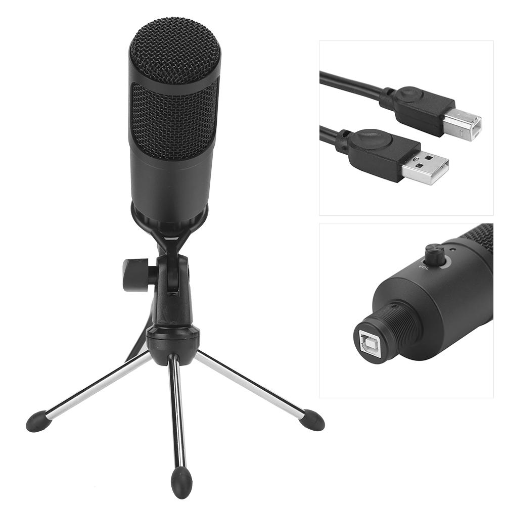 Large Diaphragm Condenser Microphone Live Broadcast Computer Recording Studio Mic